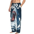 thumbnail image 2 of Xecao Shark Men's Straight Lounge Pajama Pants: The Ultimate in Comfortable Sleepwear, 2 of 9