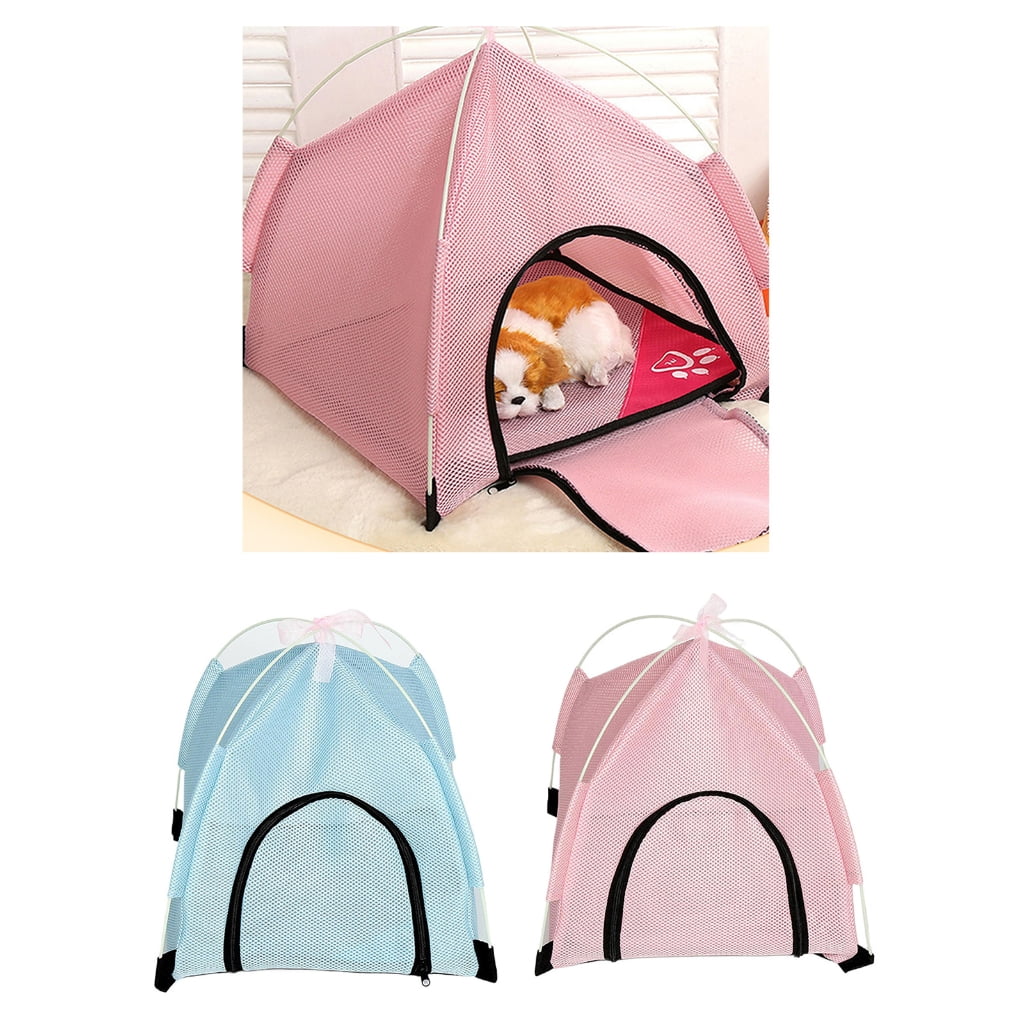 Miiottaa Cats Tent Bed Summer Teepee for Indoor Small Dogs Cats House Foldable Shelter House Pet Tent House Bed