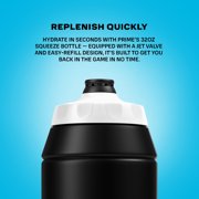 Prime Hydration, Squeeze Sports Water Bottle, Black Graffiti, 32 fl oz