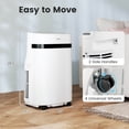 thumbnail image 3 of Costway 12000 BTU Portable Air Conditioner with Fan & Dehumidifier Sleep Mode 24H Timer, 3 of 10