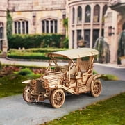 ROKR 3D Wooden Puzzle Vintage Car 1:15 Scale Exquisite Wood Craft Kit Gift for Adults Desk Toys Gift for Boys/Girls