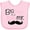 AD-Pink, variant on Inktastic Big Sister to a Little Mr. Girls Baby Bib