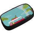 thumbnail image 2 of Moon Night Sky Growling Werewolf Pencil Case, Large Capacity Large Pen Holder Pouch, 2 of 4