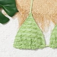 thumbnail image 5 of mgoYE Girl Swimsuit Size 13-17 Girls Two Piece Swimsuits Ribbed Bikini Sets Swimming Bathing Suit Beach Sport Athletic Teen Girls Swimwear(Green,13-14 Years), 5 of 8