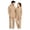 Coffee, variant on Unisex Adult Hooded One Piece Jumpsuit,Full Zip Long Sleeve Casual Onesie Halloween Pajamas for Loungewear Home Sleepwear for Men Women