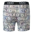 thumbnail image 4 of ODD SOX – Cash Money Boxer Briefs – Dollar Bill Novelty Underwear for Men – Funny Rich Graphic, 4 of 7