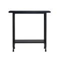 thumbnail image 3 of Leick Home 11232-BK Ironcraft Console Sofa Table - Black Wash, 3 of 4