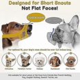 thumbnail image 3 of Mesh Muzzle For Short Snout And Small Medium Dogs Anti-Biting, Focus On Brachycephalic Dogs Like Chihuahua Pomeranian, 3 of 4