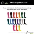 thumbnail image 5 of Champion Sports Rhino® All Sport Socks - Machine Washable Sport Sock - for Baseball, Football, Soccer - Cushioned Tube Sock - Stay-in-Place Fit - Size: X-Large (13-15) - Orange, 5 of 5
