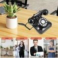 thumbnail image 3 of LEORX Vintage Decorative Phone Retro Corded Phone ABS Retro Communication Home Desk Decoration 1Pack, 3 of 6