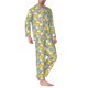 thumbnail image 2 of Balery Colorful Rubber Duck 1 Pijama para Hombre de Dos Piezas con Manga Larga, Conjunto de Dormir y Descanso Suave con Bolsillos-X-Large, 2 of 6