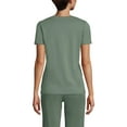 thumbnail image 2 of Lands' End Women's Relaxed Supima Cotton T-Shirt, 2 of 3