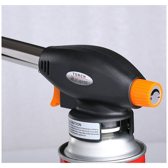Barbecue Torch Lighter Refillable Reusable Lighters Cooking Gadgets Electronic Ignition Copper Core Adjustable Flame Burner Cooking Camping Welding Tool