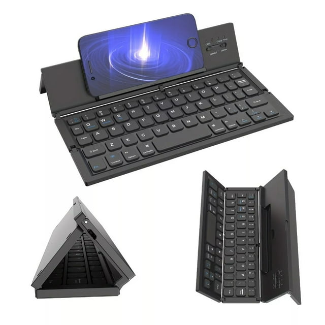 Mini Foldable Bluetooth Keyboard For iOS Windows Android Portable tablets, mobile phones, wireless Bluetooth keyboards