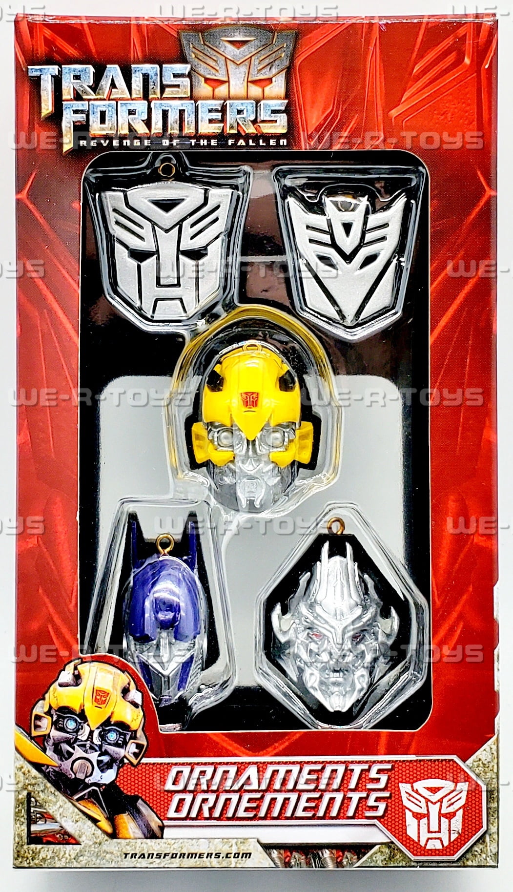 Transformers Revenge of the Fallen Ornaments 2009 Hasbro 90327