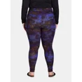 thumbnail image 5 of Terra & Sky Women's Plus High Rise Leggings, 27” Inseam, Sizes 0X-4X, 5 of 5