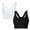 2 PCS-Black/White, variant on Hanerdun Womens Racerback Sports Bras Adjustable Padded Seamless Yoga Workout Gym Bra Black M