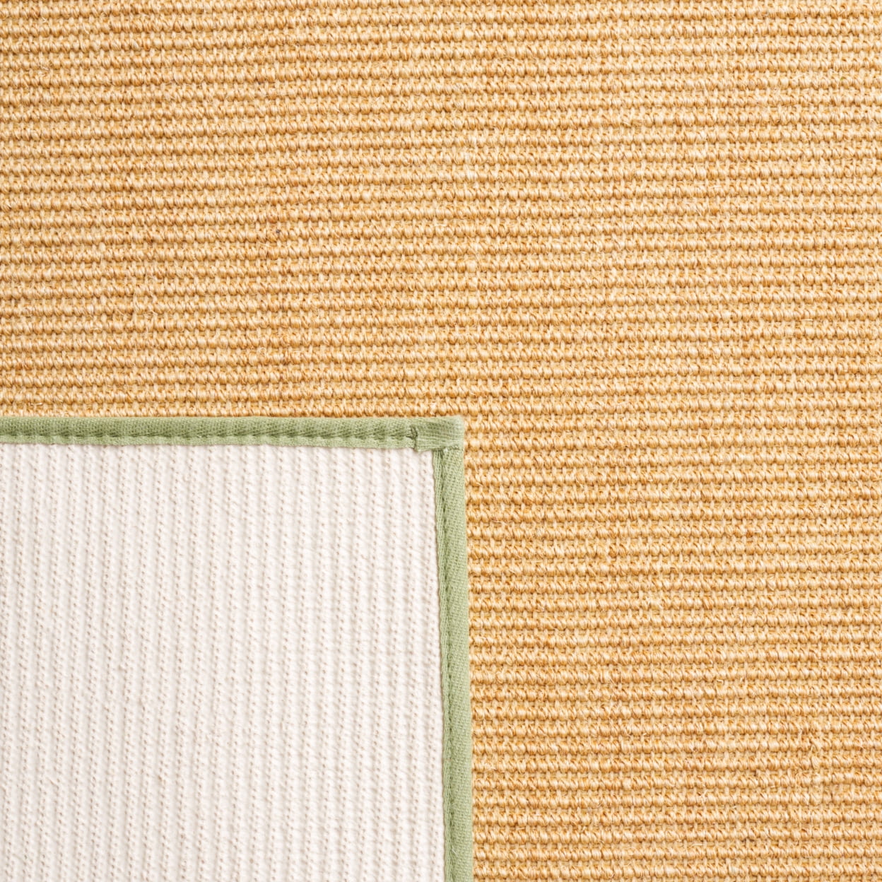 SAFAVIEH Martha Stewart Maximillian Solid Area Rug, Natural/Green, 9' x 12'