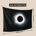 thumbnail image 2 of Total-Solar-Eclipses Wall Hanging Tapestries Home Decor Tapestry For Bedroom Aesthetic 60 X 80 Inches, 2 of 6