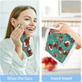 thumbnail image 6 of SKYSONIC 4 PCS Cotton Washcloths Towel Set, 12"x 12" Highly Absorbent & Soft Baby Wash Cloths, Face Hand Towels for Bathroom, Multi-Purpose Fingertip Towels (Christmas Santa), 6 of 7