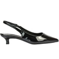 thumbnail image 3 of XY London Womens Jenny Sling Back Kitten Heel Pumps, 3 of 5