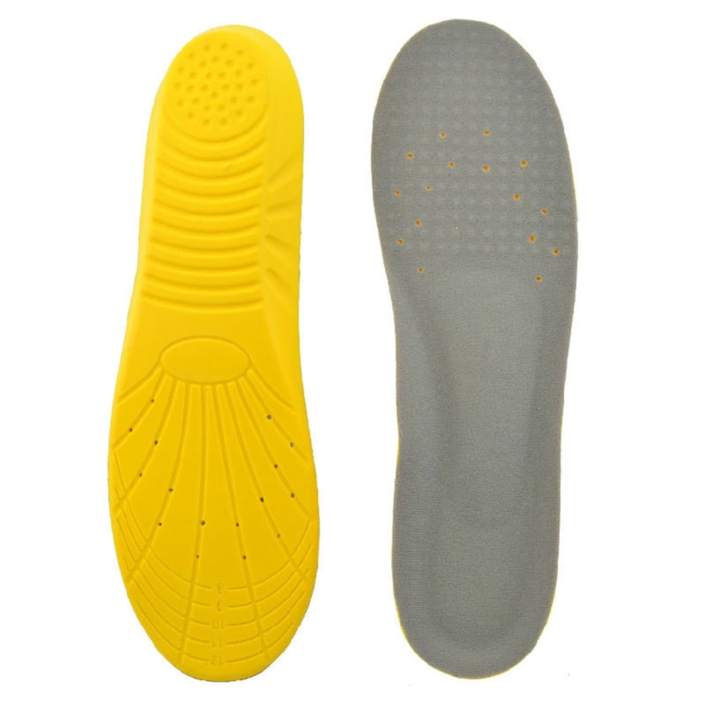 Red Sports Insoles Shock-absorbing Breathable Cushion Pads Inserts for Men G 