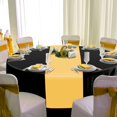 thumbnail image 3 of TidBay 3Pcs Disposable Plastic Tablecloth 84 Inch Waterproof Stain Resistant Table Cover Round Dining Tablecloths for Parties Events Christmas Graduation Wedding Decoration, 3 of 8