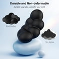 thumbnail image 3 of Tecknet Basics Ergonomic Cloud Keyboard Wrist Rest Set, Pain Relief, Non-Slip with Coaster for Laptop, Office, Gaming-Black, 3 of 8