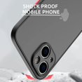 thumbnail image 5 of Étui Mate Antichoc pour iPhone 14 13 12 Pro Max Plus Mini Luxe Silicone Pare-Chocs Transparent Rigide, 5 of 5