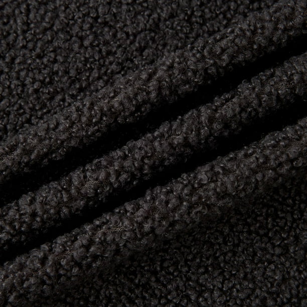 XmhyTop-A Tela de felpa, tela de piel sintética, suministros de costura para manualidades, material de poliéster suave de 1 yarda para manualidades, ropa y decoración del hogar, F82