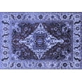 thumbnail image 1 of Ahgly Company Indoor Rectangle Oriental Blue Industrial Area Rugs, 2' x 4', 1 of 4