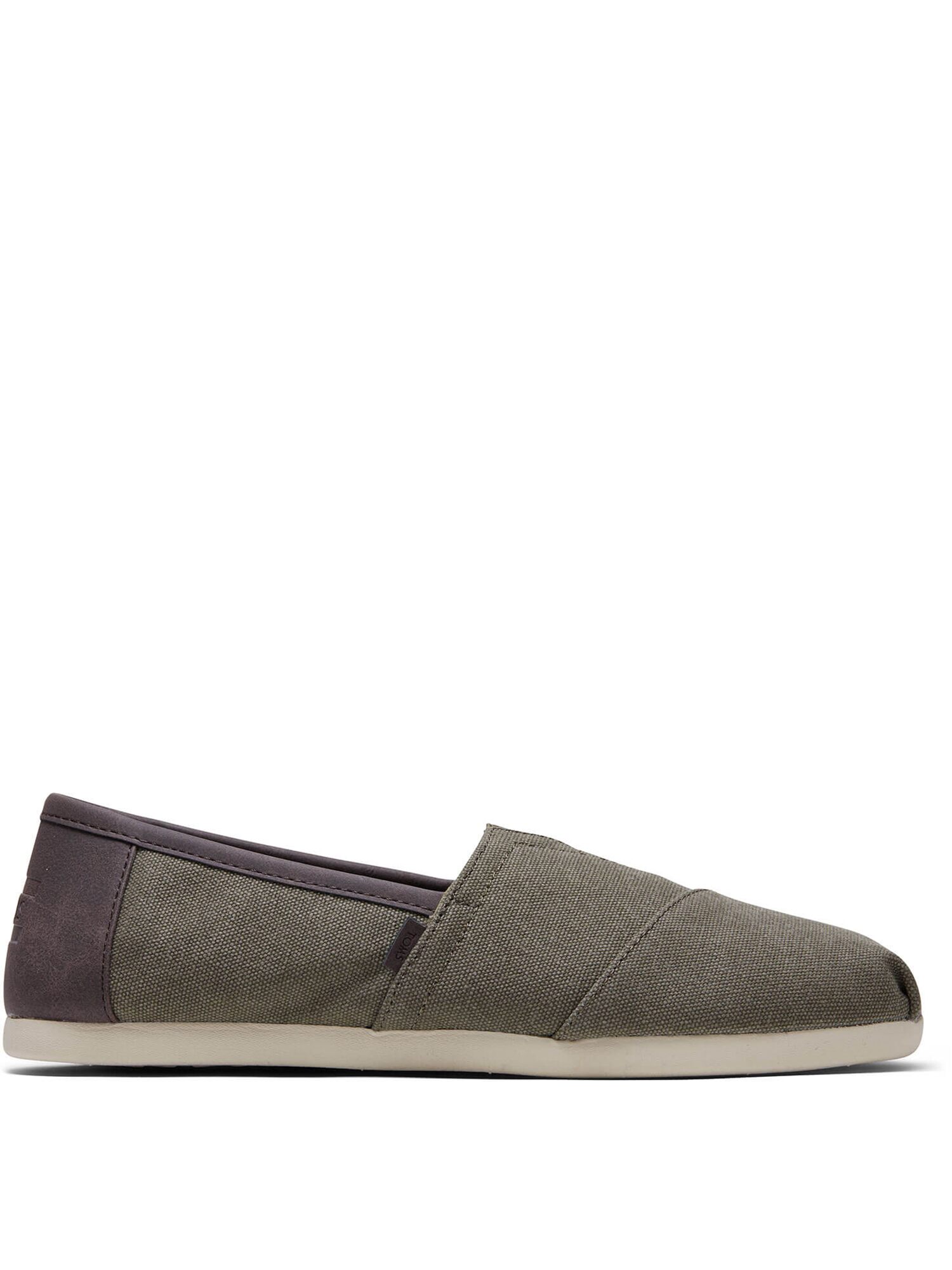 TOMS Men's Washed Canvas Classic Slip-On Shoes ft. Ortholite - image 1 of 4