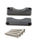 thumbnail image 4 of Kit de soporte espaciador de guardabarros delantero negro para guardabarros de 21 '' 23 '' 26 '' compatible con modelos Harley Touring Electra Glide Road King Street Glide FLT FLH 1997-2013, 4 of 5