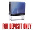 thumbnail image 1 of FOR DEPOSIT ONLY Self Inking Rubber Stamp Red Ink Office Stamp Colop Stamper, 1 of 1
