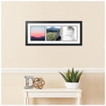 thumbnail image 2 of ArtToFrames Collage Photo Picture Frame with 3 - 8x8" Openings, Framed in Black with Fabric White and Black Mats (CDM-3926-96), 2 of 8