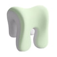thumbnail image 4 of Bunblic Office Chair Neck Support for Lunch Break Recliners School gray green, 4 of 8