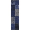 thumbnail image 2 of Addison Rugs Chantille Indoor/Outdoor Transitional Patchwork Navy Washable Runner Rug, 2'3" x 7'6", 2 of 6