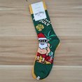thumbnail image 4 of Calcetines navideños Happy Socks, calcetines populares para mujer hasta media pantorrilla, calcetines de algodón HS de moda, 4 of 5