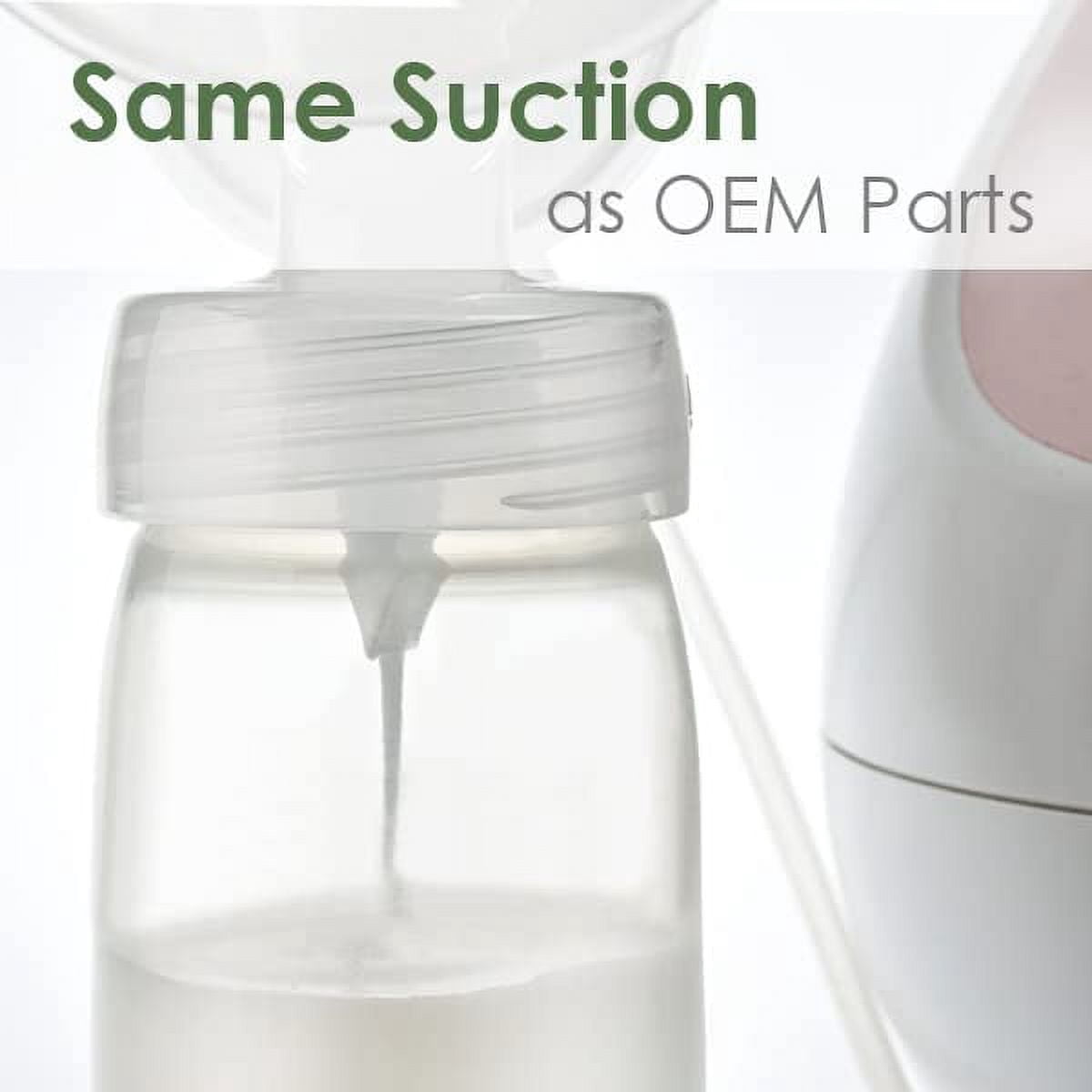Maymom Pump Parts Compatible with Spectra S1 S2 9 Plus Breastpump. Not Original Spectra Replacement Pump Parts. Inc 21 mm Flange Backflow Protector Tubing