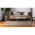 thumbnail image 4 of Rugs.com Aditi Collection Rug – 7' 10 x 10' Light Blue Low Rug Perfect For Living Rooms, Large Dining Rooms, Open Floorplans, 4 of 9