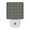 Green, variant on Sage Grid Line LED Night Light, Stitching Line Olive Green Fabric Grain Farmhouse Night Lights plug into Wall with Smart Sensor Dusk to Dawn Sensor for Nursery Bedroom 2.95x4.5in