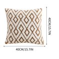 thumbnail image 3 of Xihbxyly Ofertas del Prime Day Fundamentos de almohada terciopelo con forma de copo de nieve para sofá de oficina, funda de almohada de felpa, funda de cogín geométrica, funda de almohada para mesita, 3 of 6
