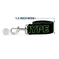 thumbnail image 6 of Buckle-Down Pet Leash, Dog Leash, Hype Outline Black Neon Green, 4 Feet Long 1.0 Inch Wide, 6 of 6