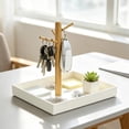 thumbnail image 5 of Catchall Tray, Rectangular Plastic Entryway Organizer, Decorative Storage Tray with Branch Design for Keys Jewelry and Small Items, Desk and Living Room Home Decor, 5 of 8