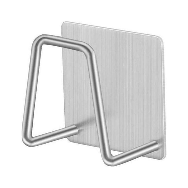 Maytalsory 5 Pieces Sponge Holder Rustproof Adjustable Self Adhesive Hook Multifunctional Drain Drying Rack Kitchen Bathroom Sink