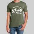 thumbnail image 2 of Cotton T Shirts Men Ladies Promoted To Daddy 2023 Funny Sarcastic Saying Humor Joke T Shirt Workout Shirts Army Green M, 2 of 4