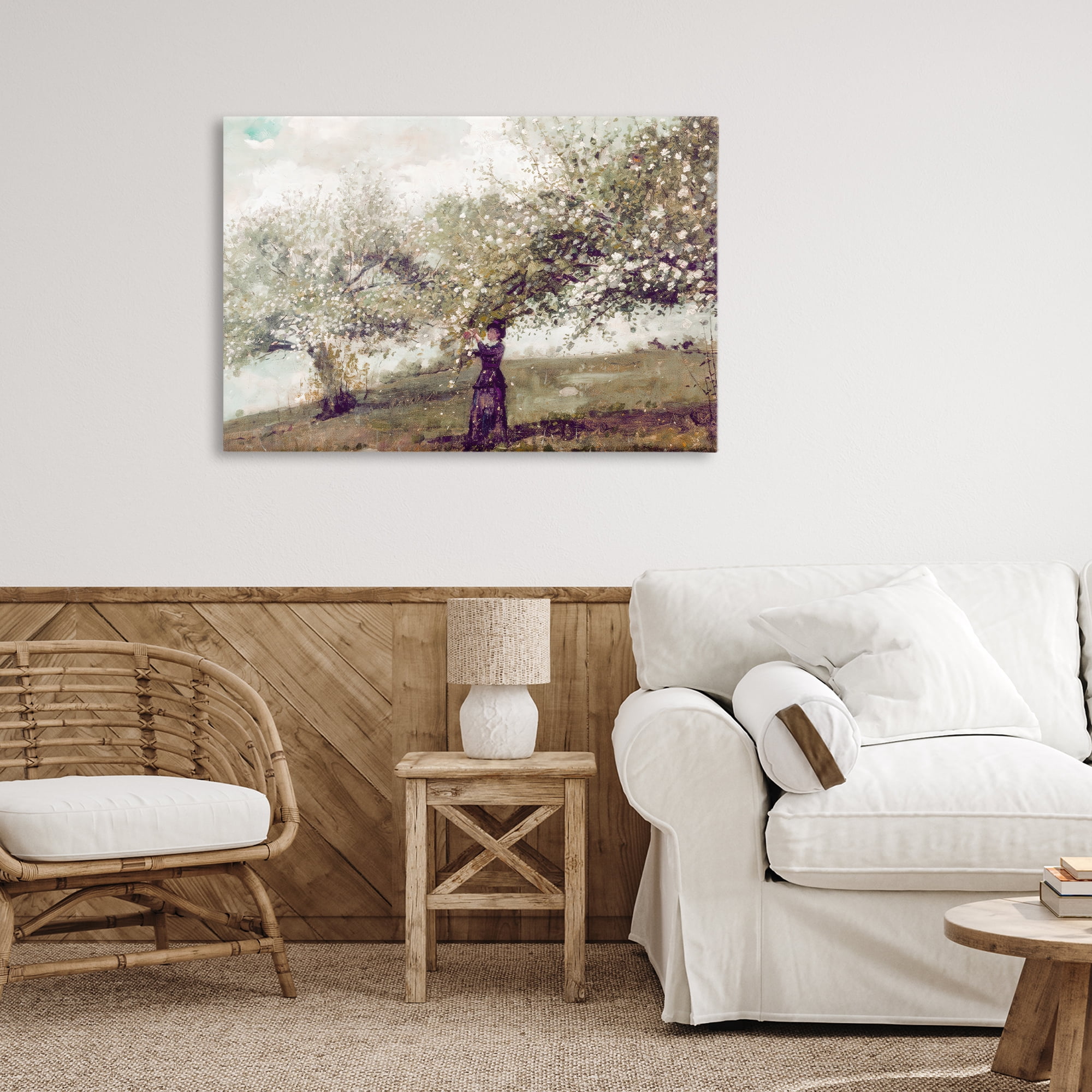 Stupell Industries Vintage Gathering Spring Blossoms Canvas Wall Art, design by Leah Straatsma