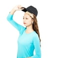 thumbnail image 7 of 20" Curly Baseball Cap With Hair Curly Long Wavy Corn Wave Hairpiece With Baseball Hat Attached Adjustable Cap Synthetic Yaki Hair for Girls Women (Black/Brown), 7 of 7