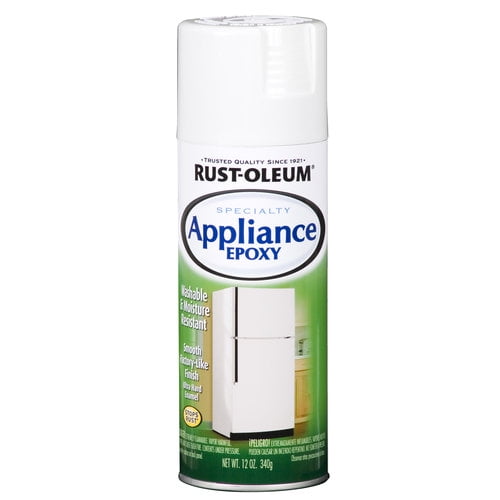 Rust-Oleum Specialty Appliance Epoxy Gloss Spray Paint, White, 12 Oz.
