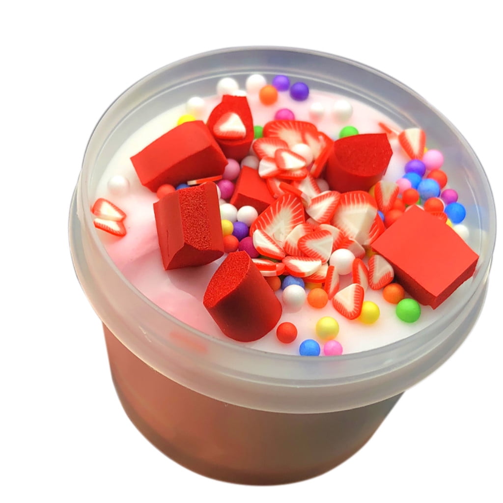 Fruits Cloud Puff Slime Putty Scented Stress Kids Clay Crystal Mud Toy